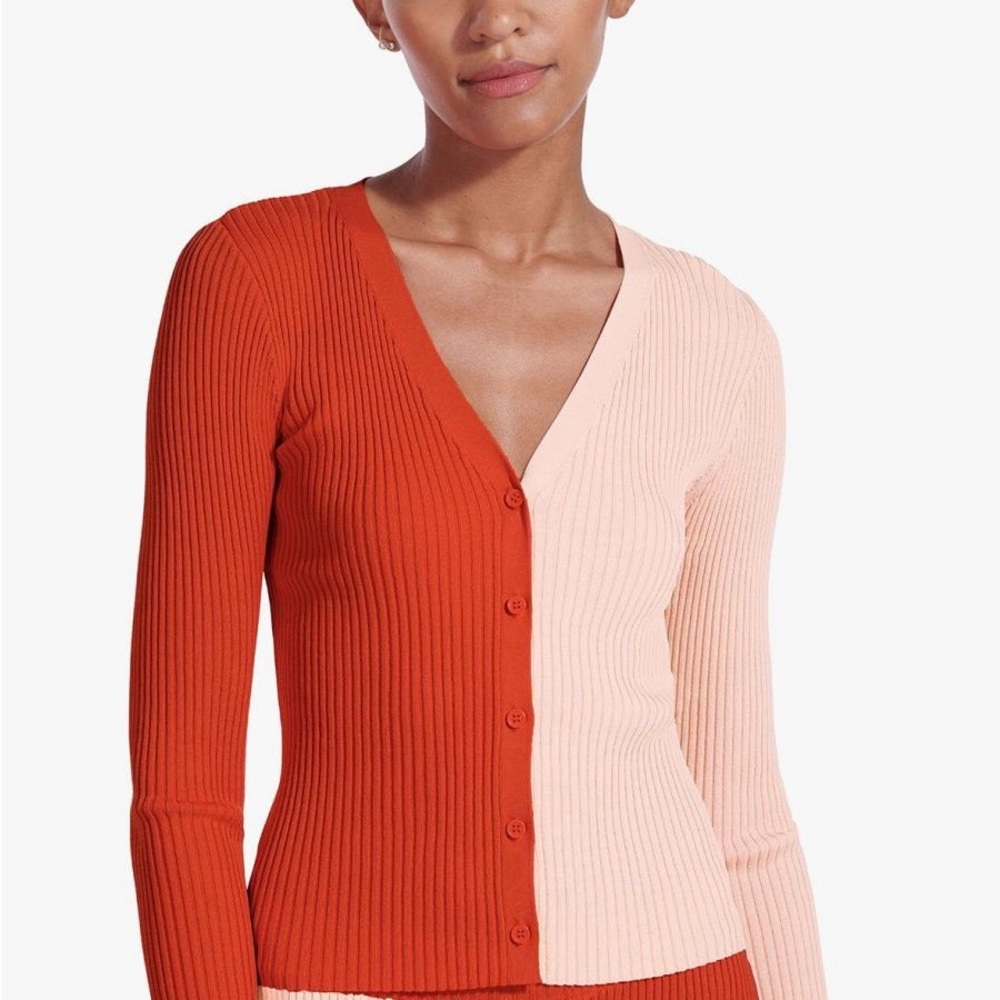 Staud Cargo Sweater - Orange Light Pink